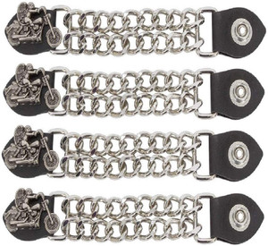4PC MOTORCYCLE BIKER VEST EXTENDER w/ ANGLE ON A MOTORCYCLE GRAPHIC DESIGN -DD19 4PC MOTORCYCLE BIKER VEST EXTENDER w/ ANGLE ON A MOTORCYCLE GRAPHIC DESIGN -DD19