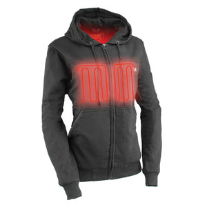 NEXGEN HEAT WOMENS FRONT~BACK~HOODIE HEATED BLACK JACKET - SAHI NEXGEN HEAT WOMENS FRONT~BACK~HOODIE HEATED BLACK JACKET - SAHI