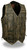 MENS 10 POCKET DISTRESSED BROWN LEATHER VEST LACE SIDES - SA41
