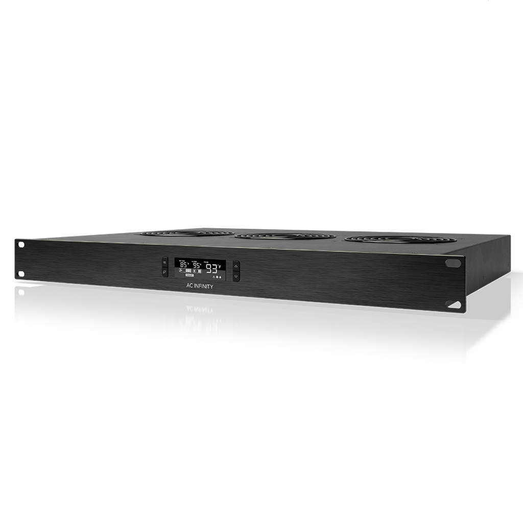 CLOUDPLATE T2, Quiet Rack Cooling Fan System 1U, Top Exhaust