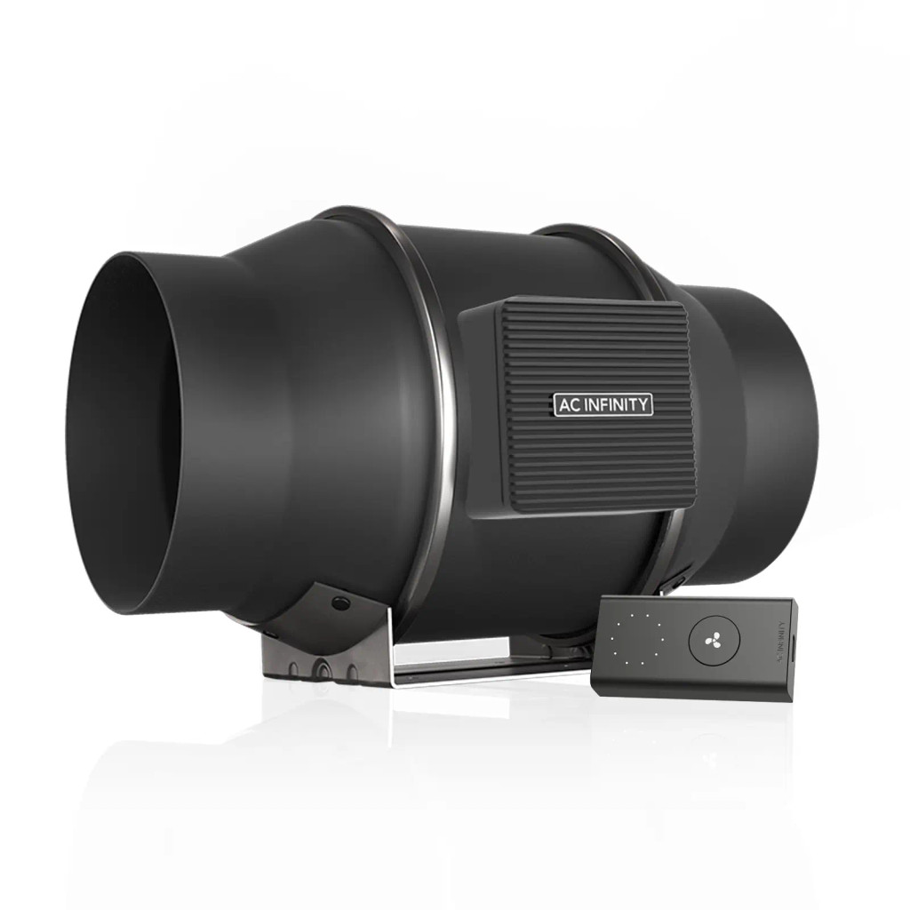 CLOUDLINE S6 – Leiser 150 mm Inline-Rohrventilator mit Drehzahlregler, EC-Motor, Abluftventilator für Growzelte und -räume