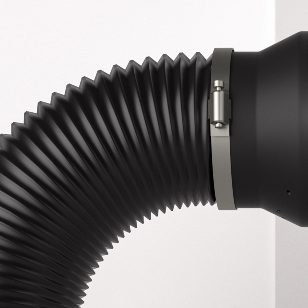 AC Infinity Edelstahl-Luftkanal-Schellen, 150 mm (2er-Pack) für Luftkanäle, Heizung, Kühlung, Abluft, Belüftung