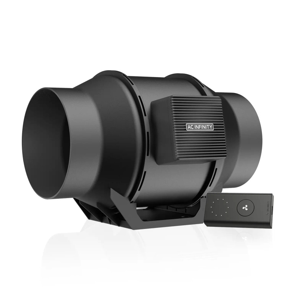 CLOUDLINE A6 – Leiser 150 mm Inline-Rohrventilator mit Drehzahlregler, EC-Motor, Abluftventilator für Growzelte und -räume