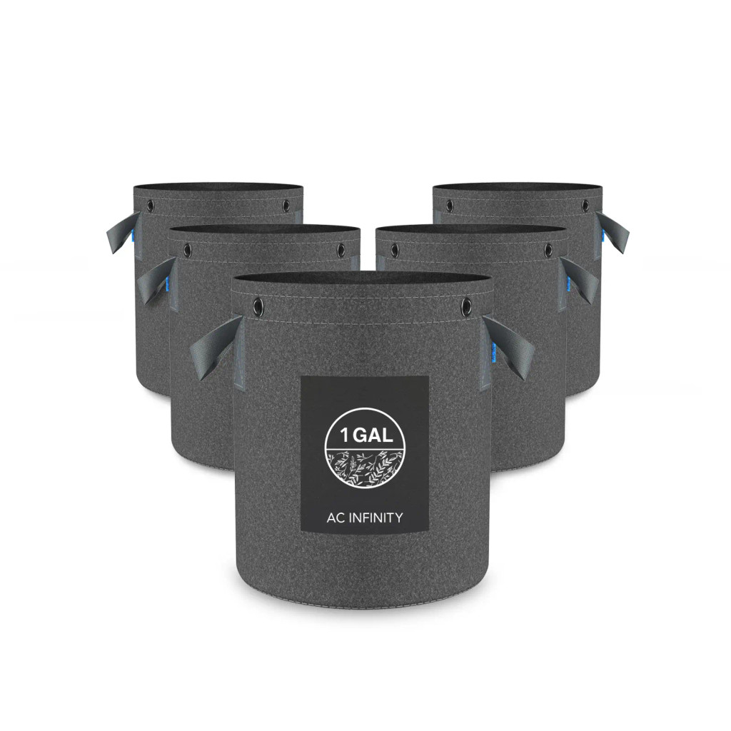 Hochbelastbare wiederverwendbare Stofftöpfe, 5 Liter, 5er-Pack – 500 g/m² Vliesstoff, inklusive Metallringe für vielseitiges Pflanzen-Training