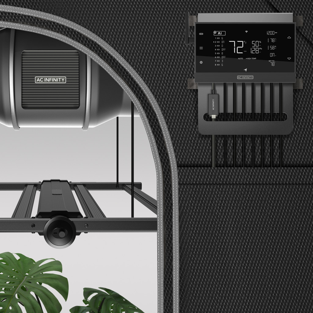 AC Infinity RJ11/12 zu UIS-Anschluss Typ-A Adapter Dongle, Konvertierungskabel mit Verlängerungskabel für RJ11 RJ12 Grow-Lampen mit PWM- und 0-10V-Current-Sourcing-Dimmung