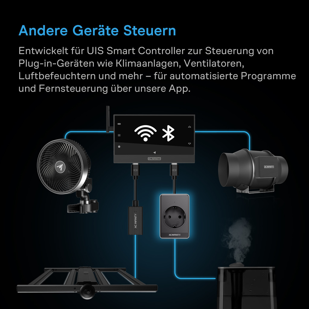 UIS-Steuerungsstecker für steckdosenbetriebene Geräte