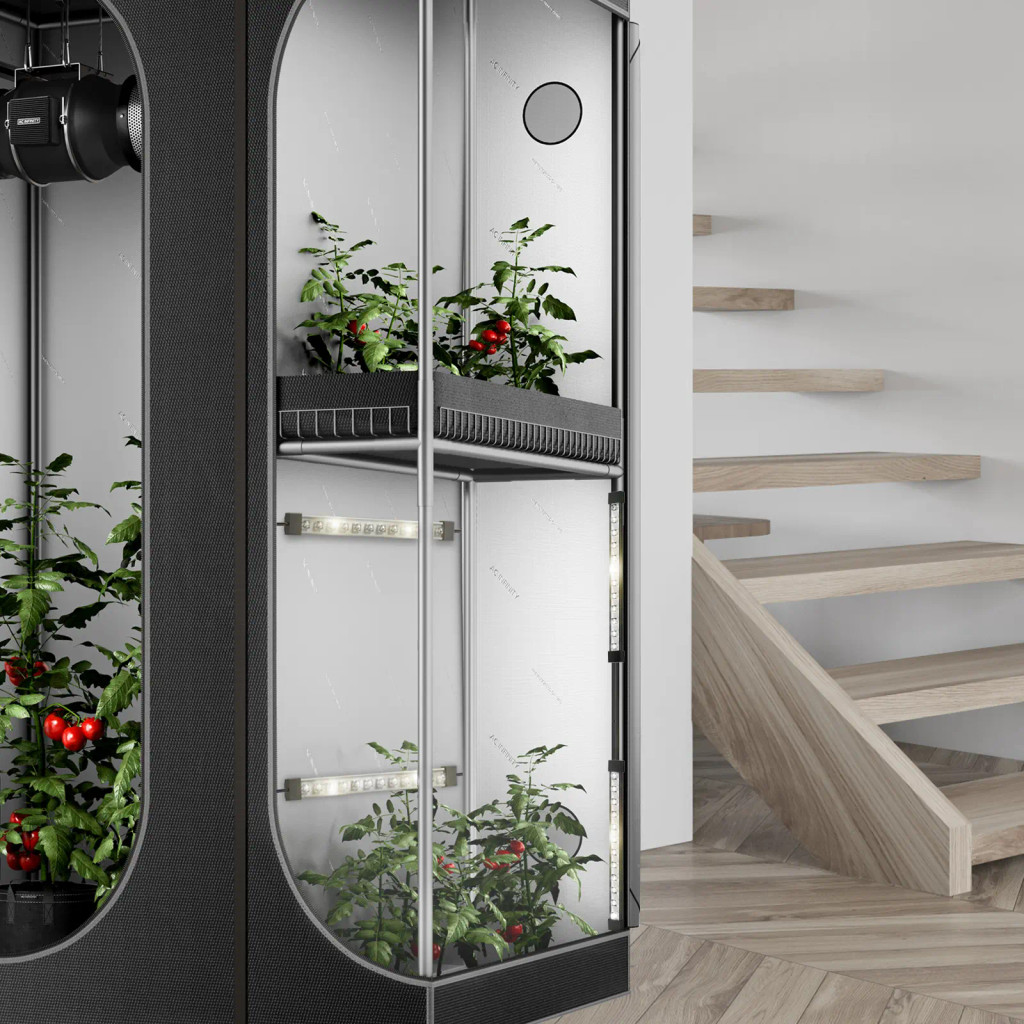 IONBEAM S11 – Vollspektrum LED Leiste (28 cm) mit Samsung LM301H EVO Dioden, 10-stufigem Dimmer & Timer – für Indoor-Grow, Gewächshaus, Vegetative und Blütephase