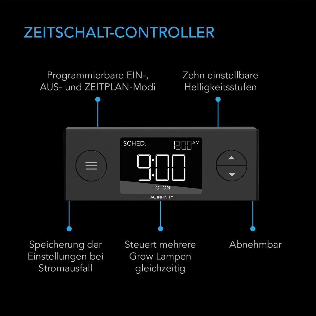 Stecklings-Gewächshaus mit robuster Kuppel, Samsung LM301H EVO LED-Vollspektrum-Grow-Light-Leisten, Tropfschale, 5x8 Zellen Keimungstablett, 3 mm dicke Kuppel und belüftete Höhenverlängerung, zum Keimen, Vermehren und Klonen von Pflanzen