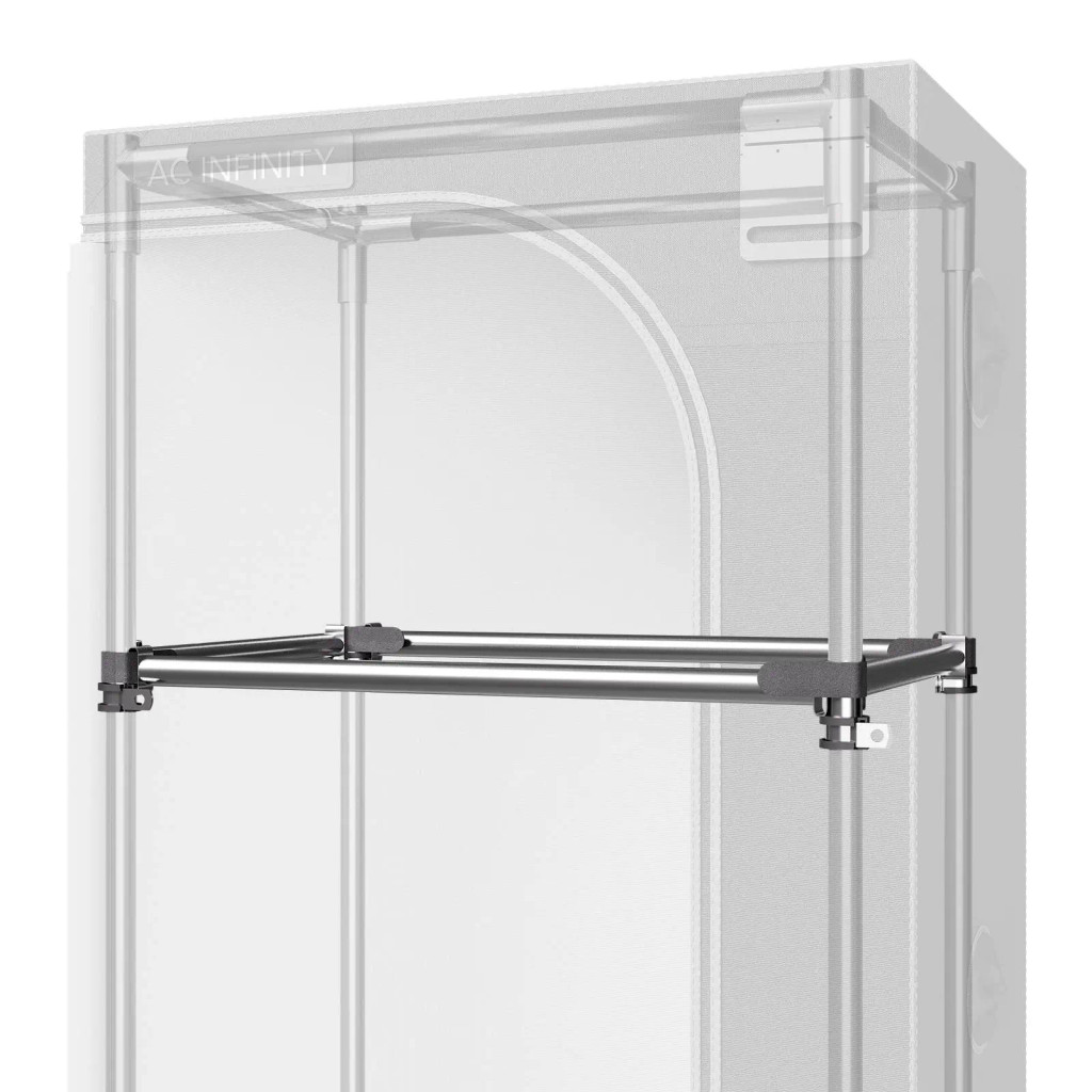 Schwerlast-Grow-Zelt-Montagestangen 60x120 cm, High Airflow CFM Kit Verhindert Einziehen der Wände, Trellis- und Zusatzbeleuchtungs-Montage für alle 60x120 cm Indoor-Grow-Zelte