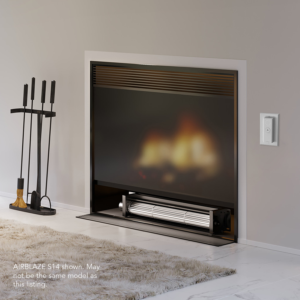 AIRBLAZE S10, Fireplace Blower Fan 10" with Wireless Speed Controller