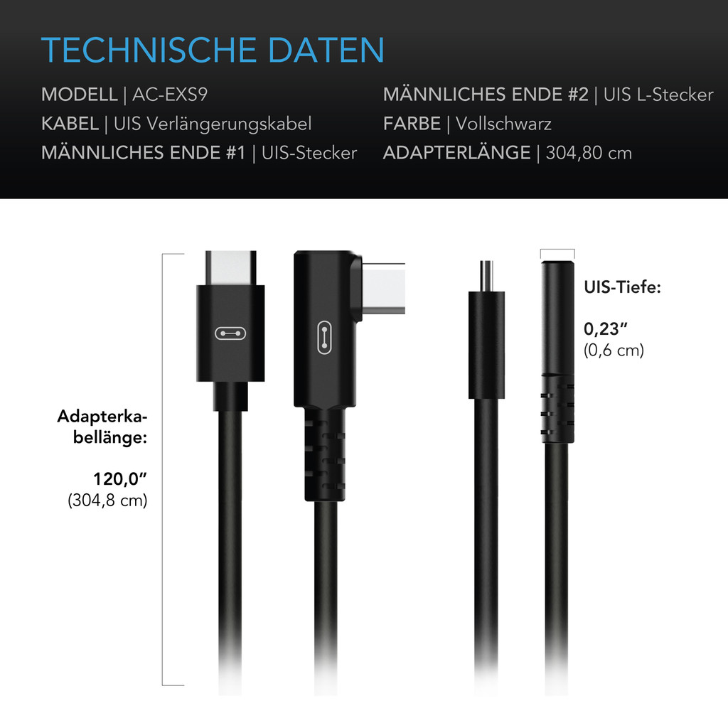 AC Infinity UIS Controller zu Gerät Kabel für Controller 69 PRO und PRO+, Male zu Male, L-förmig 3 Meter Verbindungsverlängerungskabel, Funktioniert mit CLOUDRAY, CLOUDLINE, IONFRAME, CLOUDFORGE und mehr