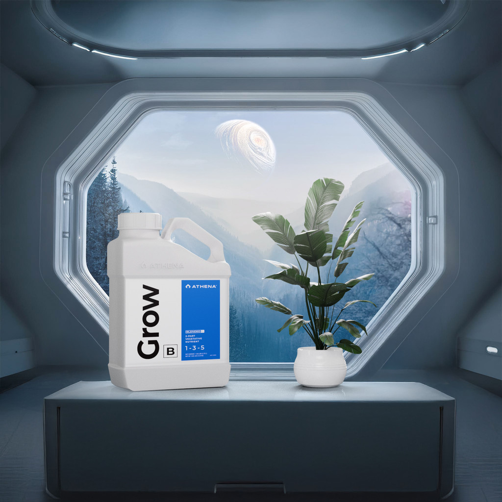 Athena Grow Part-B, Vegetativer Hydrokultur-Nährstoff - Ausgewogene Formel für kräftiges Pflanzenwachstum, 3,8 Liter