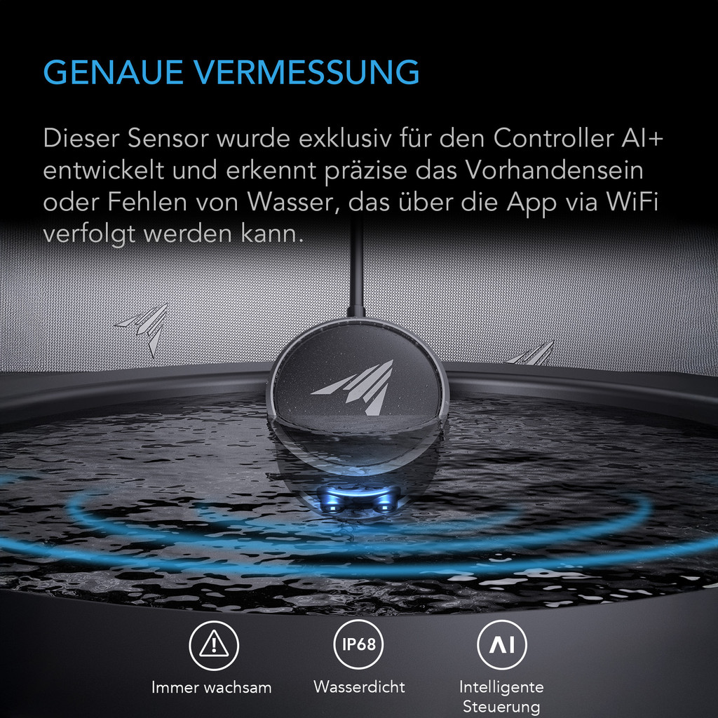 KI-Wassersensor zur Flüssigkeitserkennung, IP68