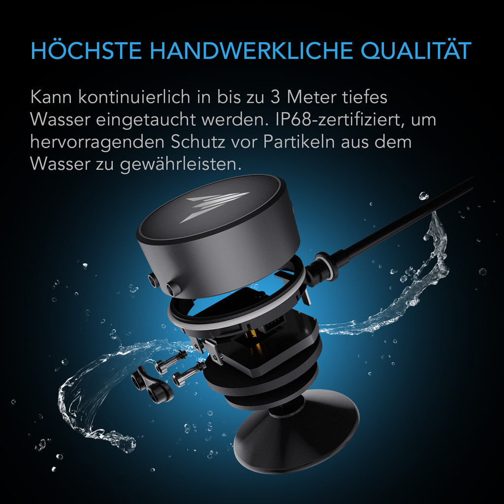 KI-Wassersensor zur Flüssigkeitserkennung, IP68