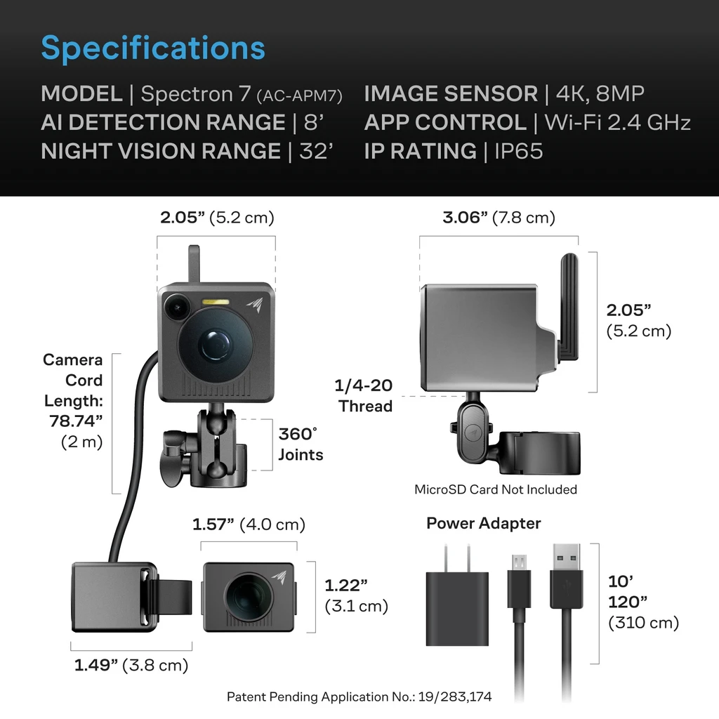 SPECTRON 7 – KI-gestützte 4K-Grow-Kamera mit Wärmebild und Überwachung unter dem Blätterdach