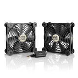 MULTIFAN S7, Quiet USB Cooling Fan, Dual 120mm