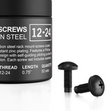 Carbon Steel Rack Screws 50-piece set, 12/24 Carbon Steel Rack Screws 50-piece set, 12/24