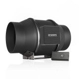 CLOUDLINE S6 – Leiser 150 mm Inline-Rohrventilator mit Drehzahlregler, EC-Motor, Abluftventilator für Growzelte und -räume CLOUDLINE S6 – Leiser 150 mm Inline-Rohrventilator mit Drehzahlregler, EC-Motor, Abluftventilator für Growzelte und -räume