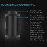 Aktivkohlefilter 200 mm – mit Premium-Aktivkohle aus Australien, passend für Inline-Lüfter zur Geruchskontrolle in Grow Zelten, Grow Räumen und Hydroponik-Systemen