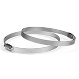 Stainless Steel Duct Clamps, 6-Inch, Two Pack Stainless Steel Duct Clamps, 6-Inch, Two Pack