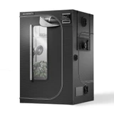 AC Infinity CLOUDLAB 866, Advanced Grow Zelt 150 × 150 × 200 cm, 25 mm Mylar-Canvas, 22 mm Stahlstangen, laborgetestet höchste Reflexion, großes Sichtfenster, Montageplatte für Controller, Indoor Growing
