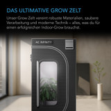 AC Infinity CLOUDLAB 866, Advanced Grow Zelt 150 × 150 × 200 cm, 25 mm Mylar-Canvas, 22 mm Stahlstangen, laborgetestet höchste Reflexion, großes Sichtfenster, Montageplatte für Controller, Indoor Growing