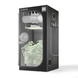 AC Infinity CLOUDLAB 733 Advance Grow Zelt, 90 x 90 x 180 cm, Dickste 22 mm Stangen, Besonders dichtes 2000D Diamant-Mylar-Gewebe, 90x90 cm für Hydroponik Indoor-Anbau AC Infinity CLOUDLAB 733 Advance Grow Zelt, 90 x 90 x 180 cm, Dickste 22 mm Stangen, Besonders dichtes 2000D Diamant-Mylar-Gewebe, 90x90 cm für Hydroponik Indoor-Anbau