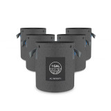 Hochbelastbare wiederverwendbare Stofftöpfe, 5 Liter, 5er-Pack – 500 g/m² Vliesstoff, inklusive Metallringe für vielseitiges Pflanzen-Training Hochbelastbare wiederverwendbare Stofftöpfe, 5 Liter, 5er-Pack – 500 g/m² Vliesstoff, inklusive Metallringe für vielseitiges Pflanzen-Training