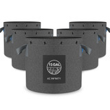 Heavy Duty Reusable Fabric Pots,  15 Gallon, 5-Pack