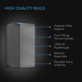 Vorfilter-Gewebe 100 mm, Ersatz-Inline-Filter-Hülse 2er-Pack, Passt auf 100 mm Aktivkohlefilter für Geruchskontrolle in Grow-Zelten, Indoor-Gartenbau, Hydroponik