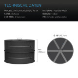 Hängendes Trockengestell für Kräuter, Ø 45 cm, zwei Ebenen