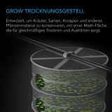 Hängendes Trockengestell für Kräuter, Ø 45 cm, zwei Ebenen