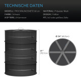 Hängendes Trockengestell für Kräuter, Ø 60 cm, vier Ebenen