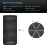 Hängendes Trockengestell für Kräuter, Ø 60 cm, sechs Ebenen