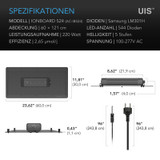 Vollspektrum LED Grow Light mit Samsung LM301H Dioden, maximale Lichtausbeute, für Wachstum und Blüte von Indoor-Pflanzen in Grow-Zelten und Gewächshäusern (60 x 120 cm)