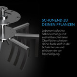 Bud Bowl-Trimmer 40,6 cm, durchsichtige Sichtkuppel mit scharfen Edelstahlklingen, zum Dreh-Schnitt von Blättern, Buds, Blüten, Hydrokultur-Pflanzen