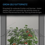 Grow Tent Trellis Netting, Flexible Elastic Cords, 2x2'