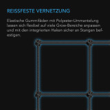 Grow Tent Trellis Netting, Flexible Elastic Cords, 5x5'