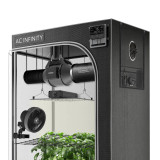 Advance Grow Zelt-System 60x60x180, 1-Pflanzen-Kit, WiFi-integriertes Grow Zelt Kit, intelligente Klimasteuerung zur Automatisierung von Belüftung und Umluft, Zeitplanung für Vollspektrum LED Grow Light mit Samsung LM301H Dioden, 2000D-Mylar-Zelt Advance Grow Zelt-System 60x60x180, 1-Pflanzen-Kit, WiFi-integriertes Grow Zelt Kit, intelligente Klimasteuerung zur Automatisierung von Belüftung und Umluft, Zeitplanung für Vollspektrum LED Grow Light mit Samsung LM301H Dioden, 2000D-Mylar-Zelt
