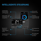 Grow Zelt-System 60x60x180, 1-Pflanzen-Kit, WiFi-integriertes Grow Zelt Kit, intelligente Klimasteuerung zur Automatisierung von Belüftung und Umluft, Zeitplanung für Vollspektrum LED Grow Light mit Samsung LM301H Dioden, 2000D-Mylar-Zelt