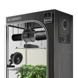 Advance Grow Tent System 3x3, 3-Plant Kit, WiFi-Integrated Controls to Automate Ventilation, Circulation, Full Spectrum LM301H LED Grow Light Advance Grow Tent System 3x3, 3-Plant Kit, WiFi-Integrated Controls to Automate Ventilation, Circulation, Full Spectrum LM301H LED Grow Light