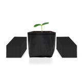 Nursery Bags 1/2 Gallon, Non-Woven Fabric Growing Pouches, 50-Pack Nursery Bags 1/2 Gallon, Non-Woven Fabric Growing Pouches, 50-Pack