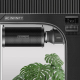 XL Aktivkohlefilter 100 mm für extra lange Luftwege und maximale Geruchskontrolle, Premium australische Aktivkohle, extragroßes Kohlebett, passend für Inline-Lüfter.