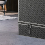 3-stelliges Zahlenschloss, 2er-Pack robustes Zinklegierung-Vorhängeschloss mit Stahl-Drahtkabel für Grow-Zelte, Gewächshäuser und Schuppen