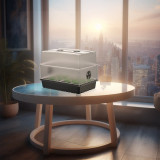 Stecklings-Gewächshaus mit Höhenverlängerung, 3 mm klare Kuppel, 5×8 Tablett