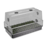 Heavy-Duty Large Humidity Dome Kit with Height Extension, 3 mm Thick Clear Dome, 6x12 Tray Heavy-Duty Large Humidity Dome Kit with Height Extension, 3 mm Thick Clear Dome, 6x12 Tray