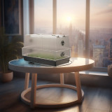 Stecklings-Gewächshaus mit Höhenverlängerung, mit Samsung LM301H EVO LED-Beleuchtung, 6x12-Tablett