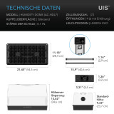 Stecklings-Gewächshaus mit Höhenverlängerung, mit Samsung LM301H EVO LED-Beleuchtung, 6x12-Tablett