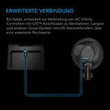 AC Infinity UIS Controller zu Gerät Kabel für Controller 69 PRO und PRO+, Male zu Male, L-förmig 3 Meter Verbindungsverlängerungskabel, Funktioniert mit CLOUDRAY, CLOUDLINE, IONFRAME, CLOUDFORGE und mehr