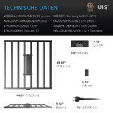 IONFRAME EVO8, Samsung LM301H EVO LED Grow Light, 730 W, 150 x 150 cm